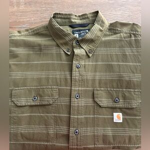 Carhartt 100% Cotton Long Sleeve Shirt Size XL Gently Worn